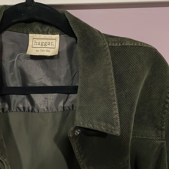 Vintage haggar green corduroy shacket - Picture 2 of 4